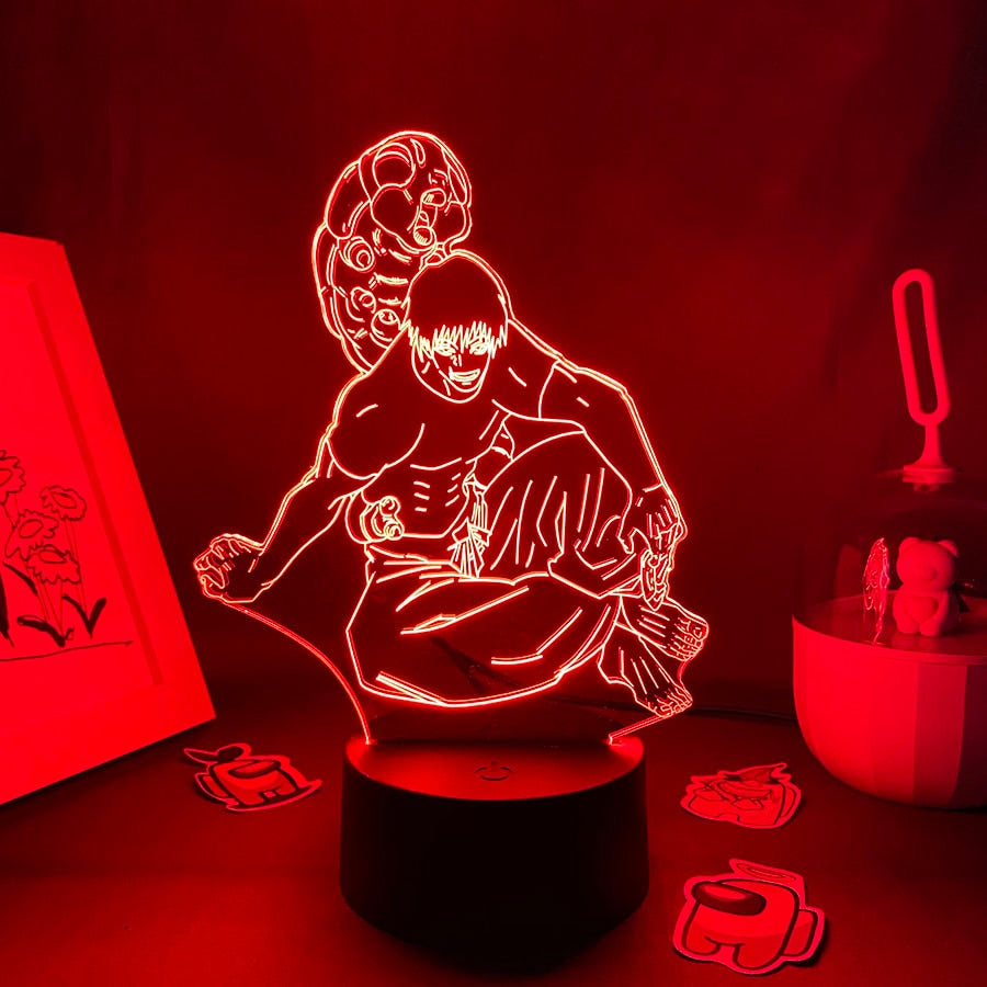 Jujutsu Kaisen Figure Toji and His Cursed Spirit 3D Night Light