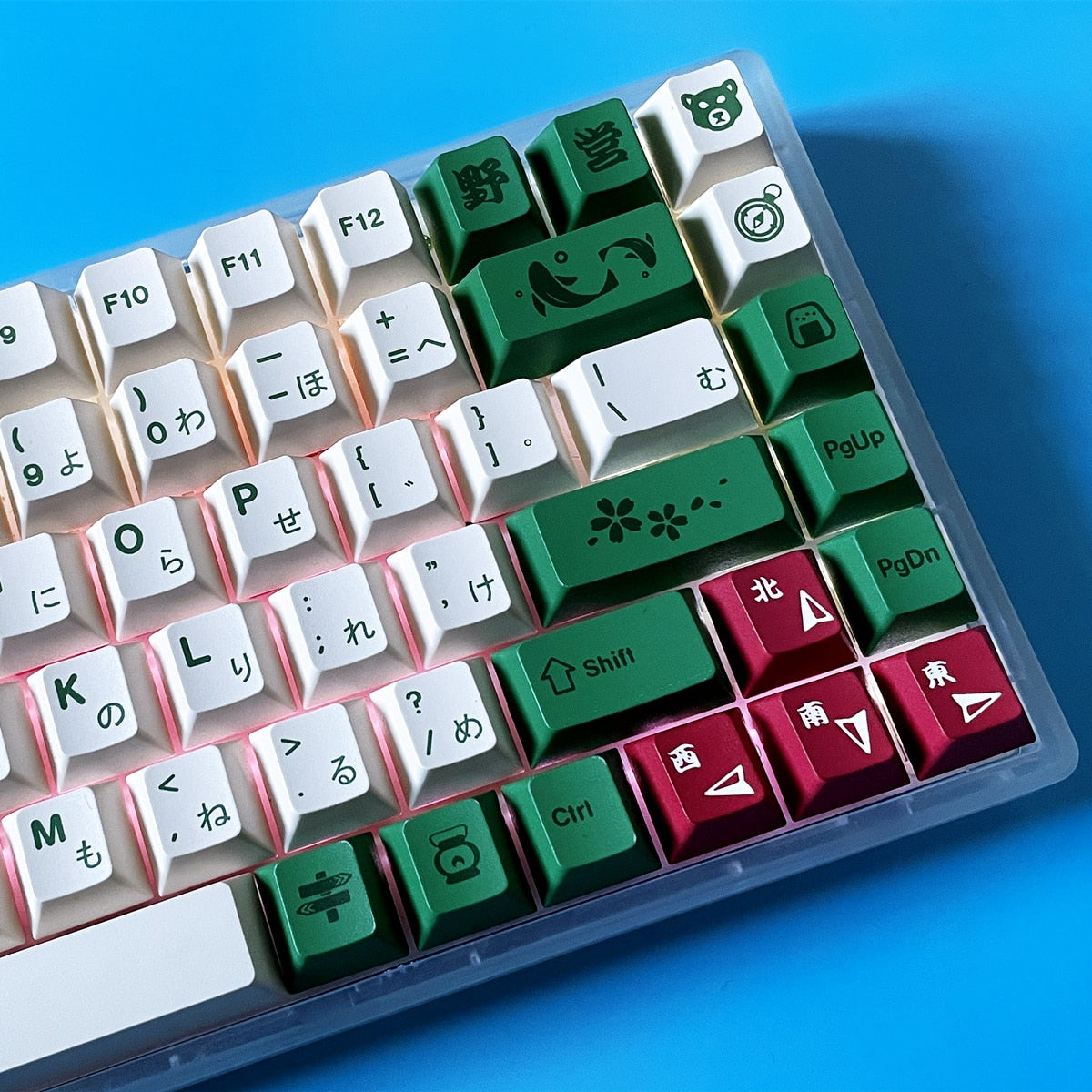 Camping BPT Keycaps Cherry profile