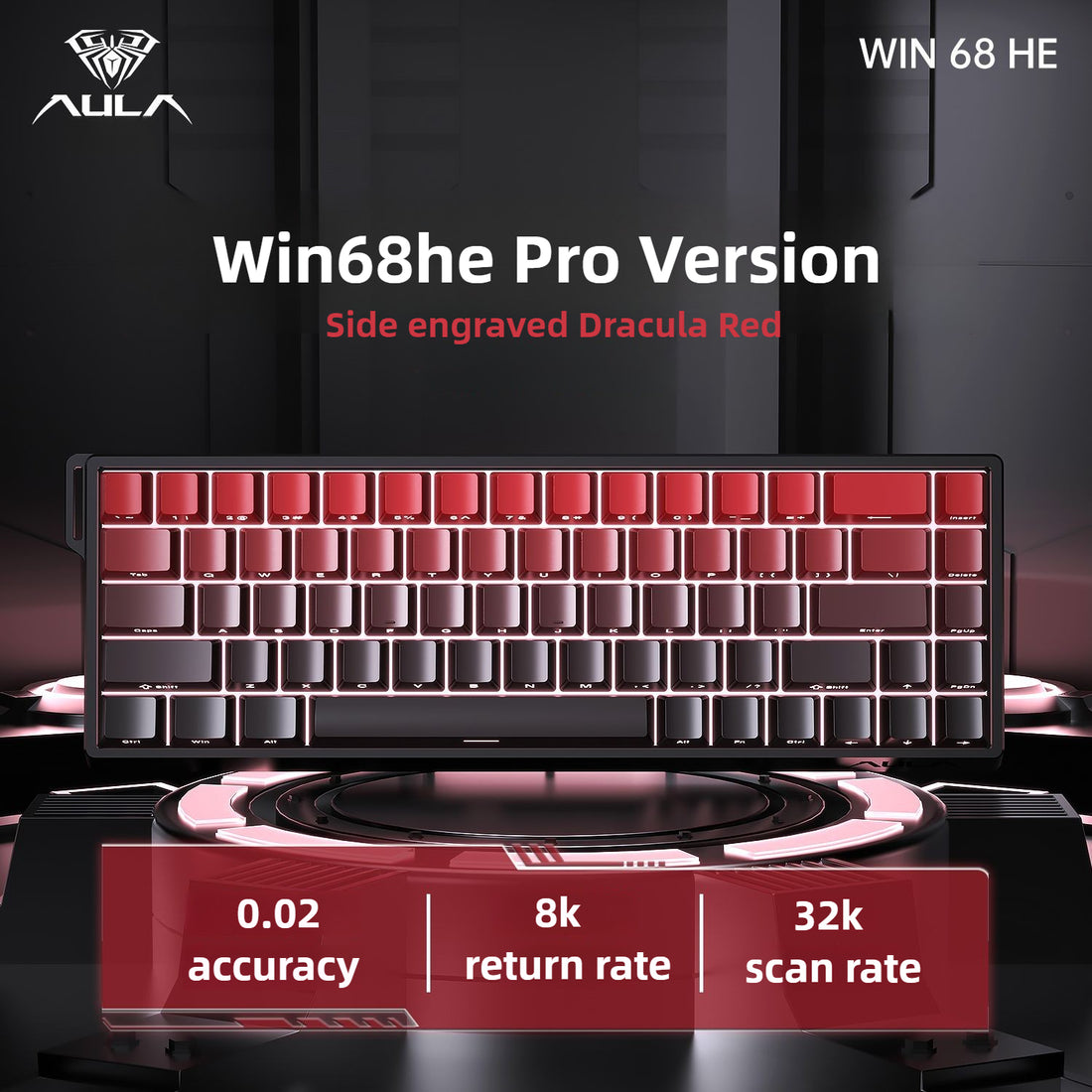 Win68 Keyboard AULA Win 68/60 HE Magnetic RT E-Sports Keyboard – EL3BS7