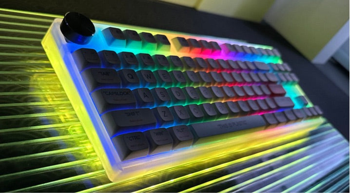 مجموعة لوحة المفاتيح اللاسلكية GK S3087 Full RGB + مجموعة Lubing