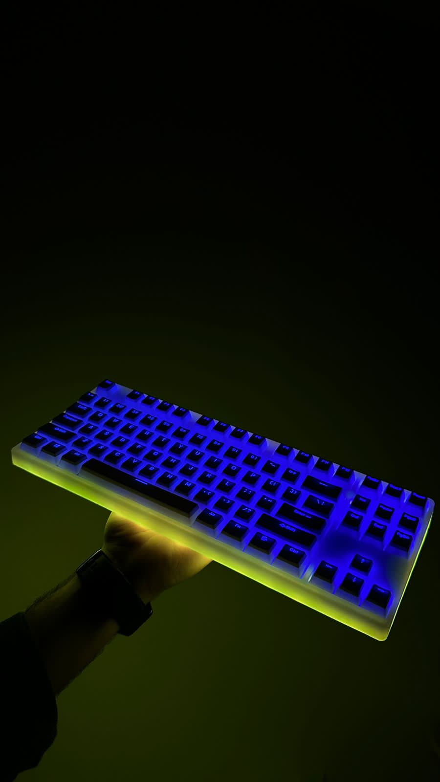 مجموعة لوحة المفاتيح اللاسلكية GK S3087 Full RGB + مجموعة Lubing