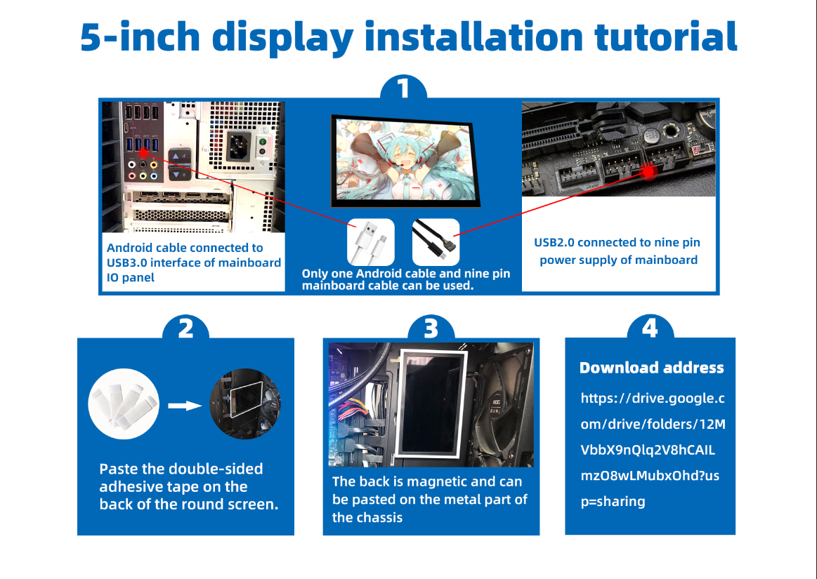 5 Inch IPS LCD Screen