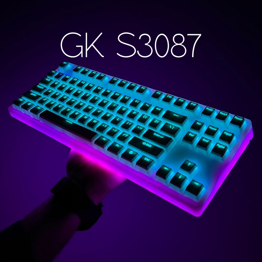 GK S3087 Full RGB Wireless Keyboard Kit + Lubing Kit