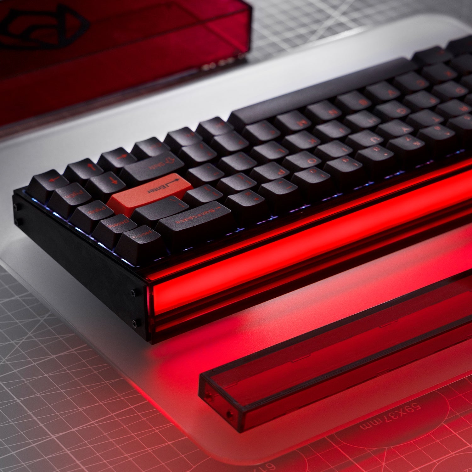 شحن مجاني MelGeek MADE68 Ultra Aluminum Magnetic E-Sports Keyboard