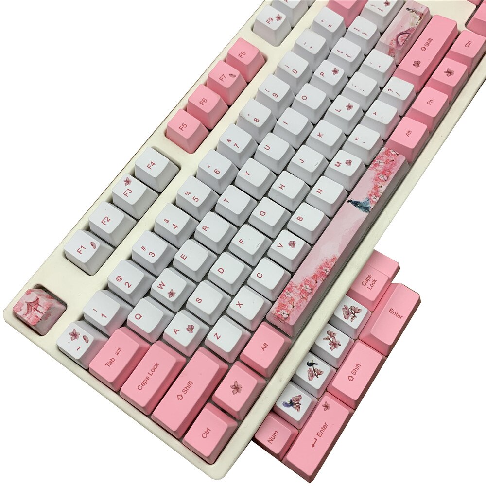 Sakura OEM PBT Keycaps
