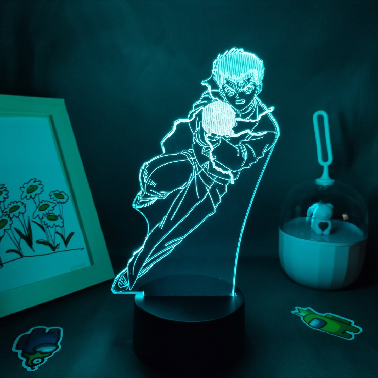 Yu Yu Hakusho Figure RGB Led Neon Battery Night Light