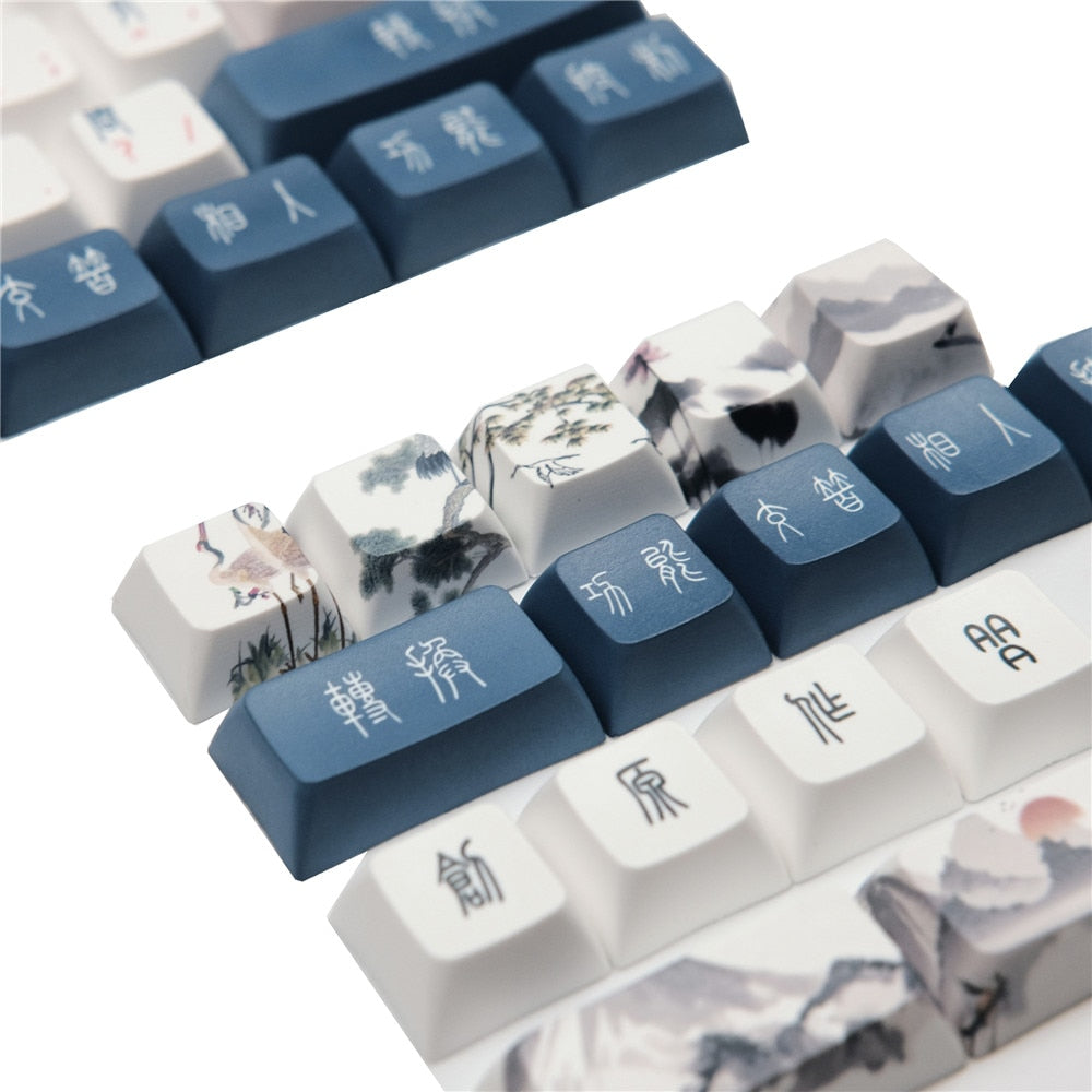 الملف الشخصي DSA Crane Keycaps Crane Blue-Crowned