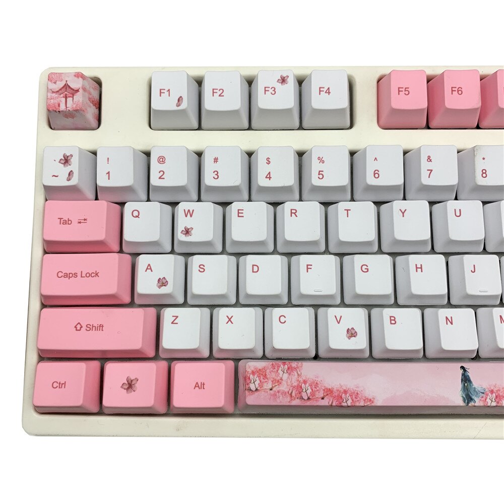 Sakura OEM PBT Keycaps