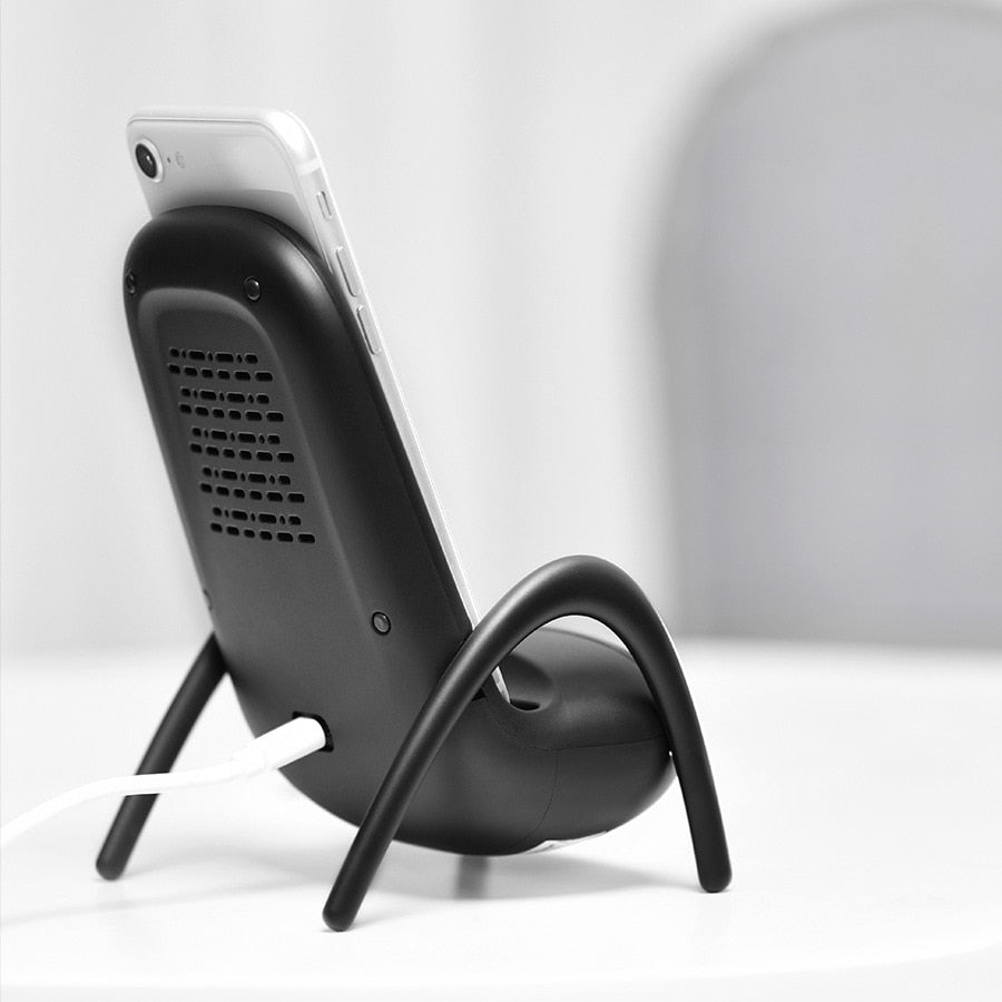 Chair Wireless Charger with Sound Amplifier