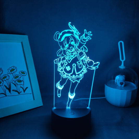 Genshin Impact Game Figure Klee 3D Lava Lamp