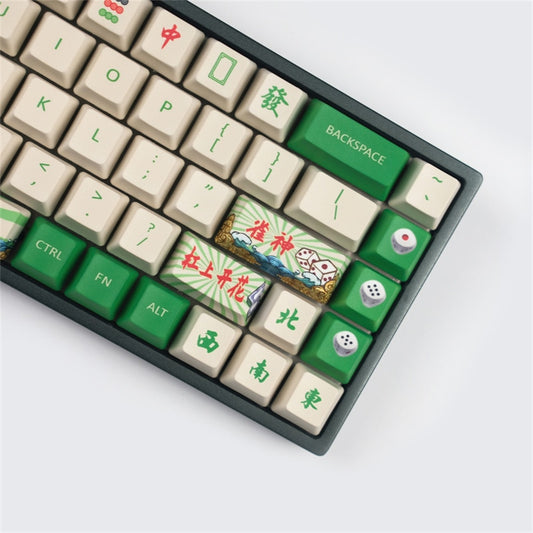 الملف الشخصي OME 68 مفاتيح PBT Mahjong Keycaps