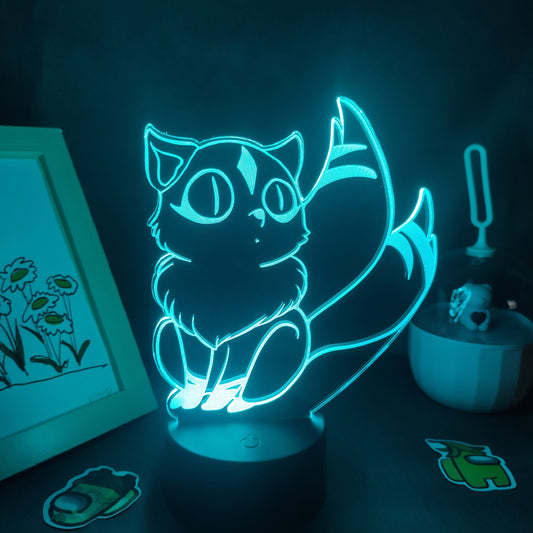 Inuyasha Kirara Nekomata 3D Colorful Lava Lamps