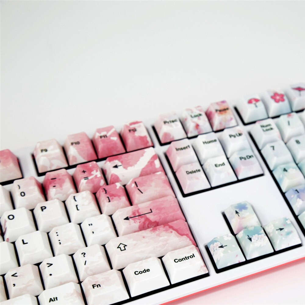 Cherry Blossom Keycaps PBT 5 Face