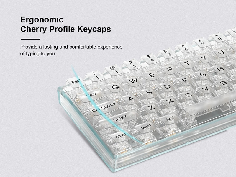 Transparent Keycaps Cherry Profile