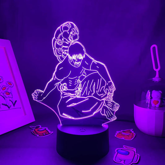 Jujutsu Kaisen Figure Toji and His Cursed Spirit 3D Night Light