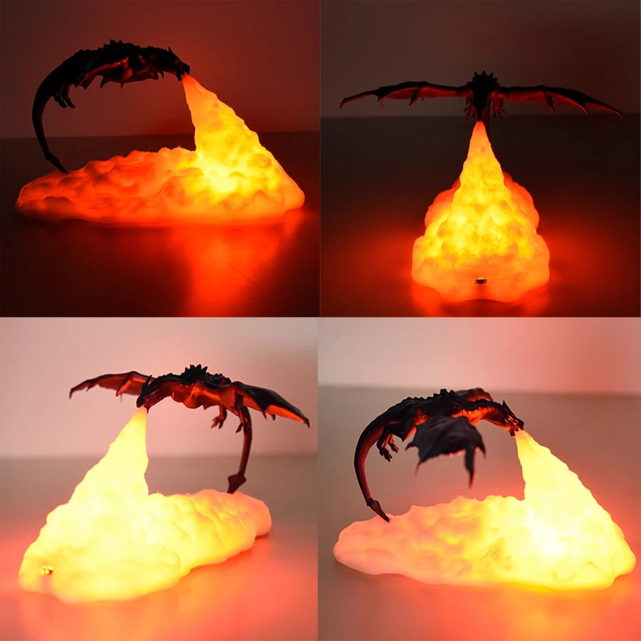 Dragon Flame Night Light