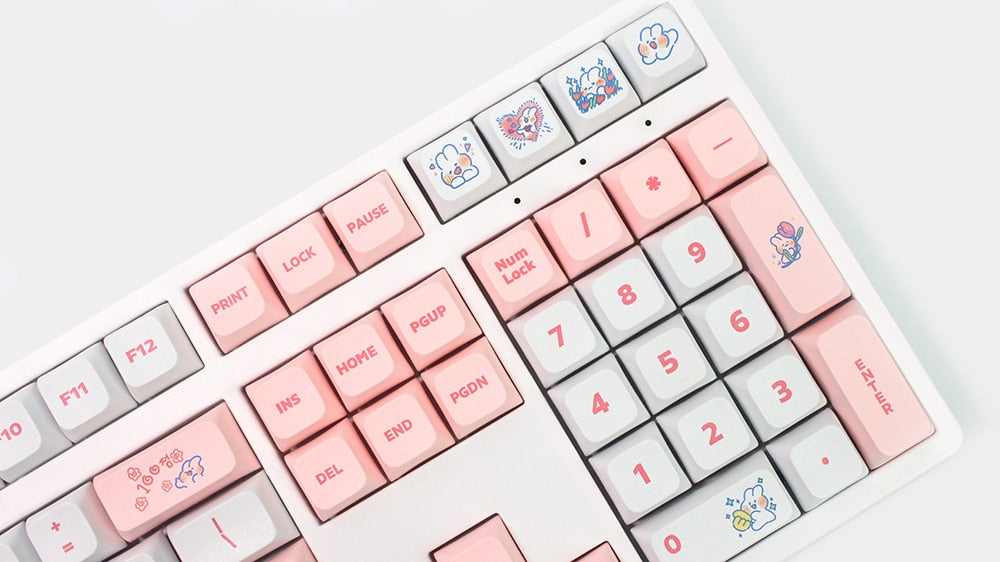 الملف الشخصي Steam Rabbit Pink Keycaps XDA