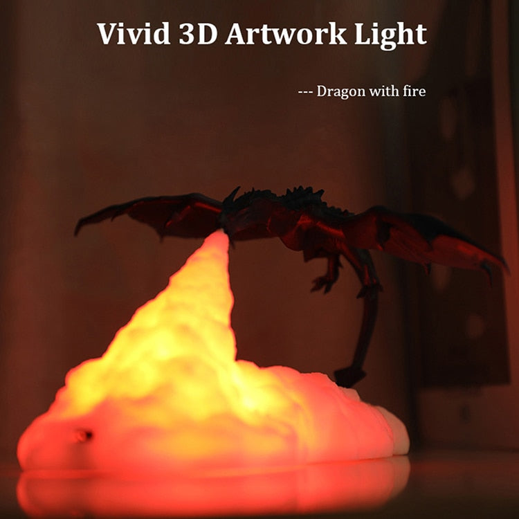 Dragon Flame Night Light