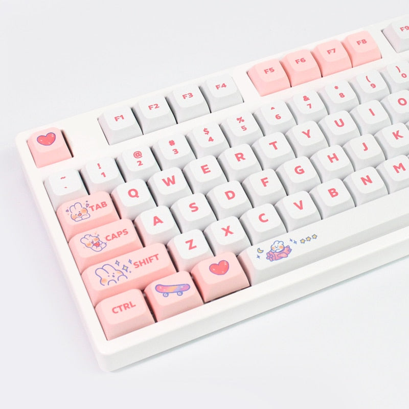Steam Rabbit Pink Keycaps XDA Profile