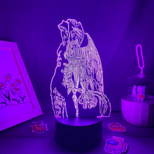 DEVILMAN شخصية Crybaby ثلاثية الأبعاد LED أضواء ليلية