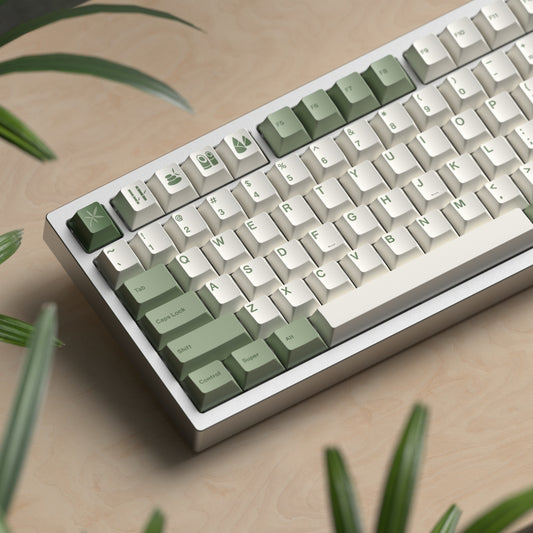 Bamboo Forest Keycaps PBT Cherry Profile