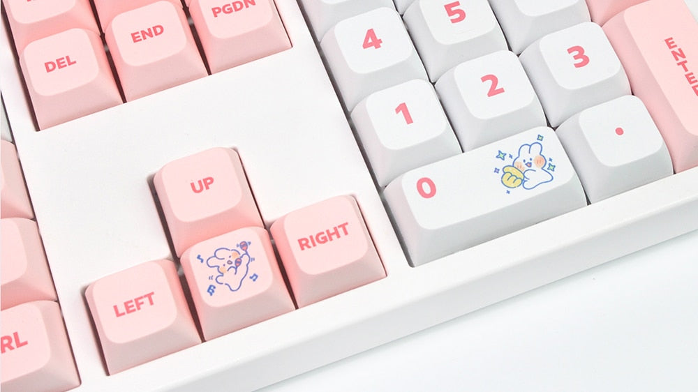 الملف الشخصي Steam Rabbit Pink Keycaps XDA