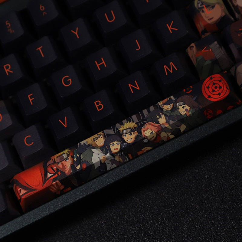 Naruto PBT Keycaps Cherry Profile