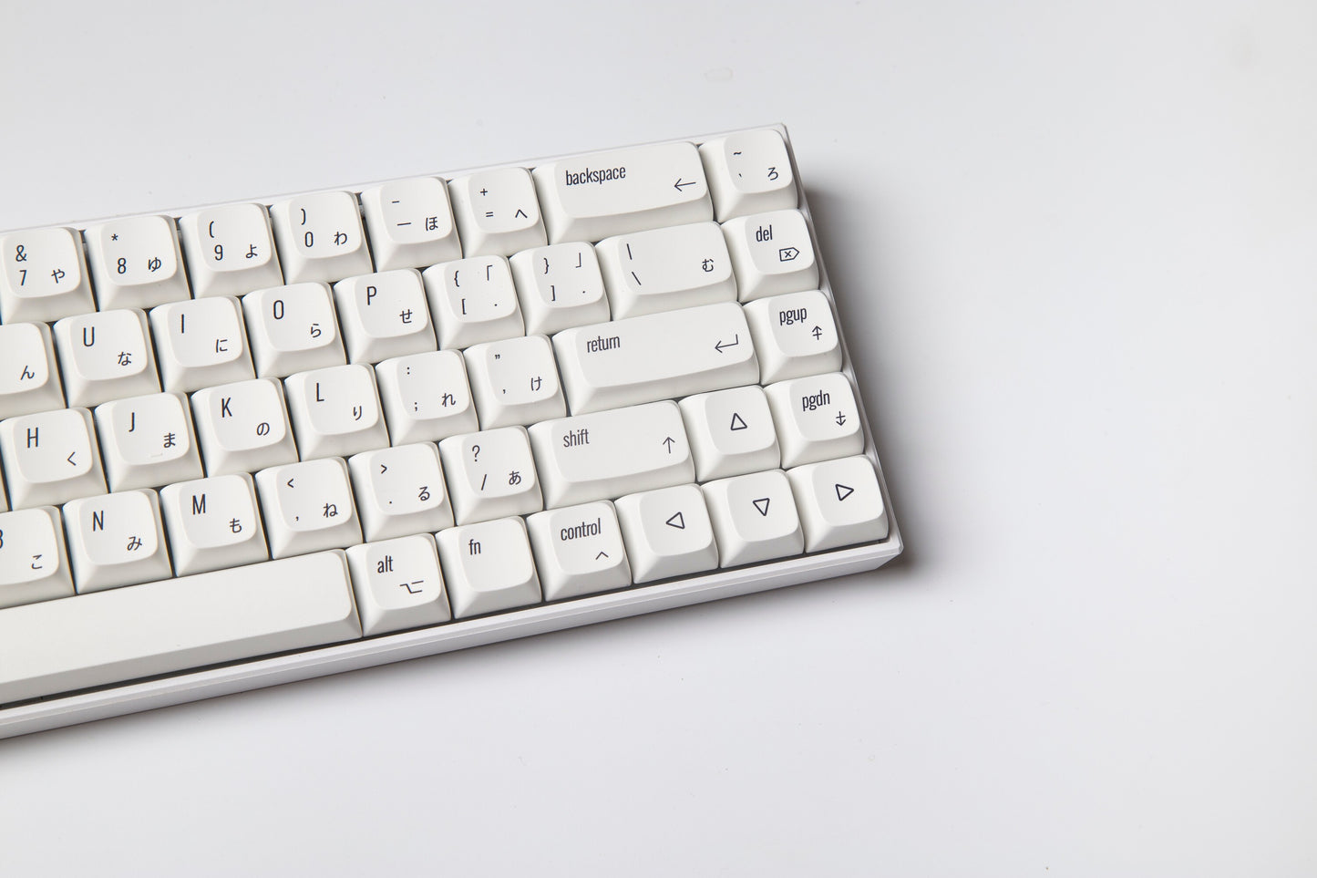 Minimalist White Style PBT Keycap XDA Profile Keycaps
