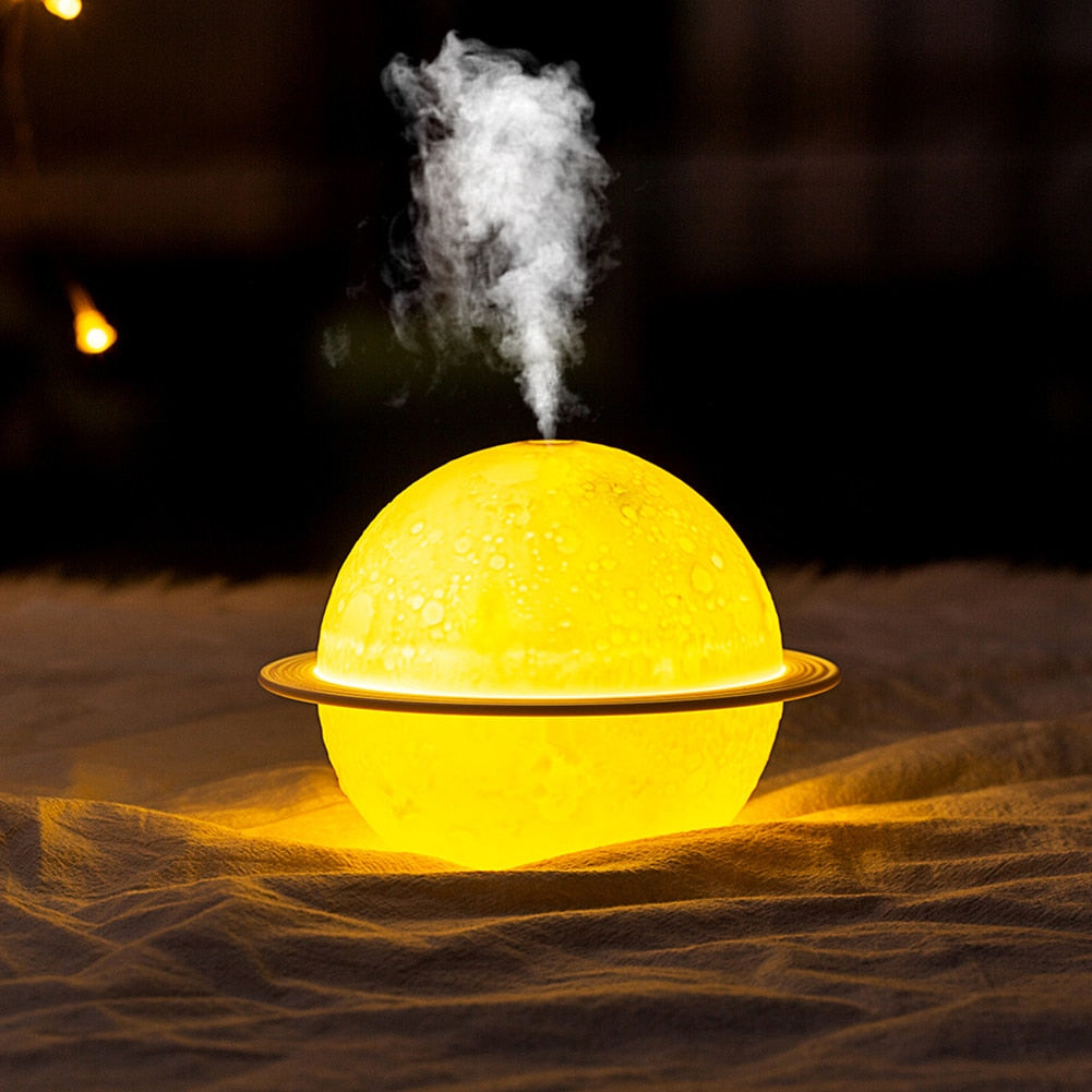 3D Moon Air Humidifier & Aroma Diffuser Light