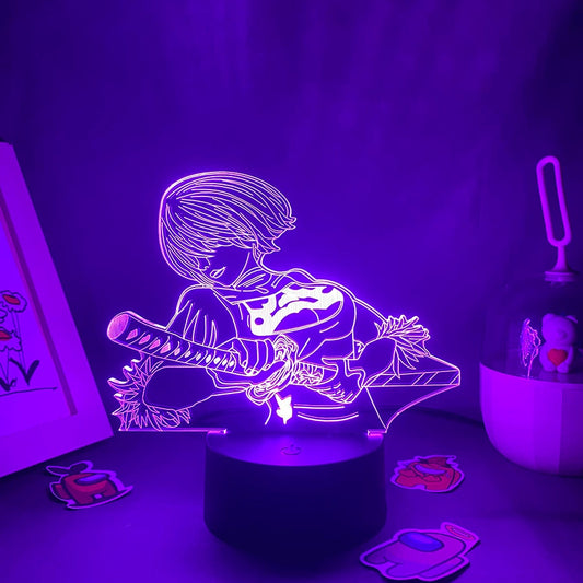 NieR Automata Figure YoRHa 3D Led أضواء ليلية نيون