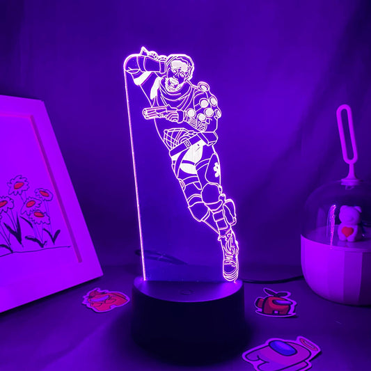 Game Apex Legends MIRAGE Holographic Trickster 3D Lights