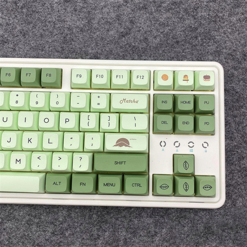 Matcha Green Keycaps PBT XDA