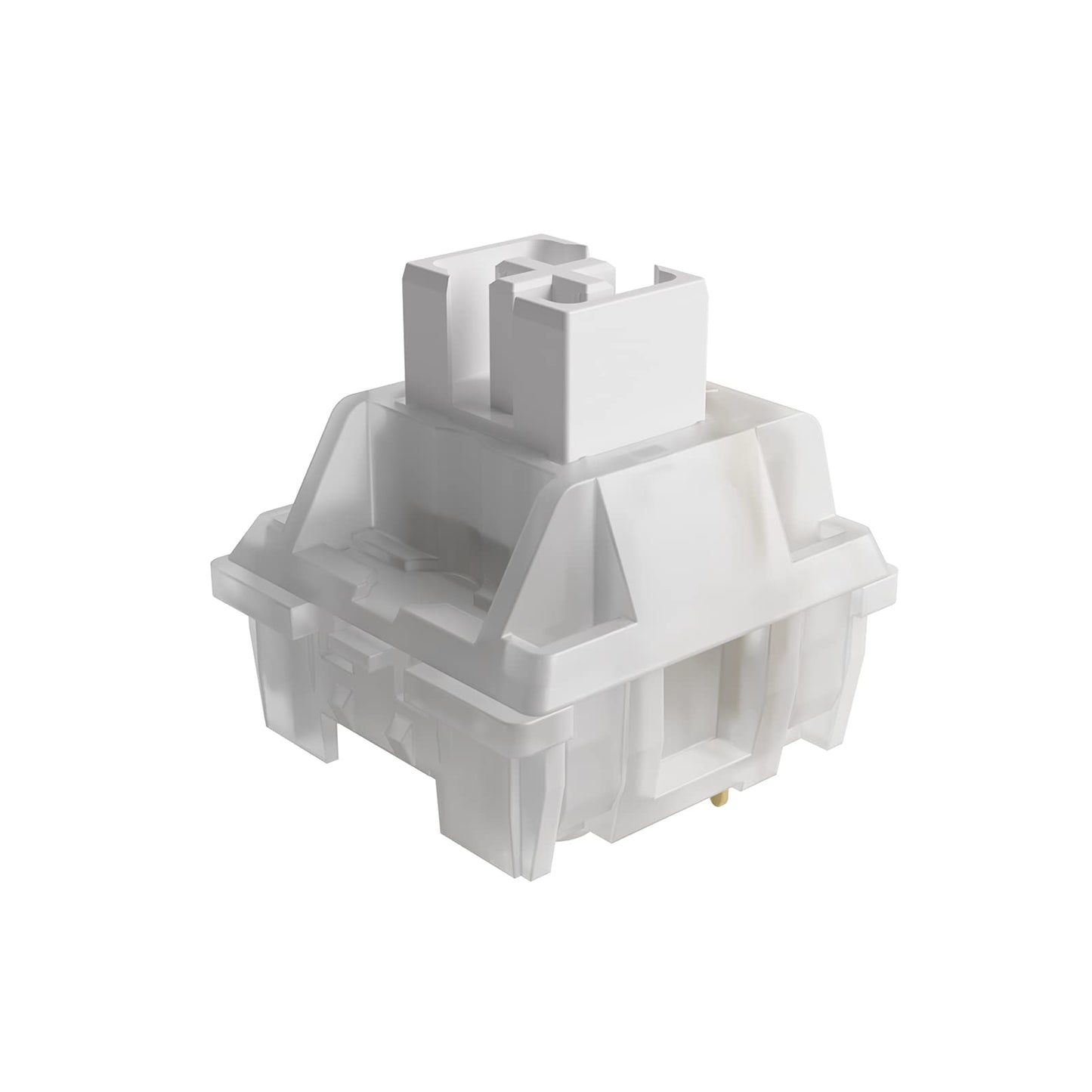 Akko CS Jelly White Switches (10pcs) 3 Pin 35gf Linear Switch Compatible for MX Mechanical Keyboard