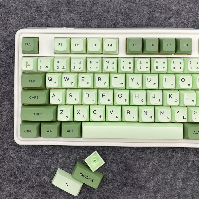 Matcha Green Keycaps PBT XDA