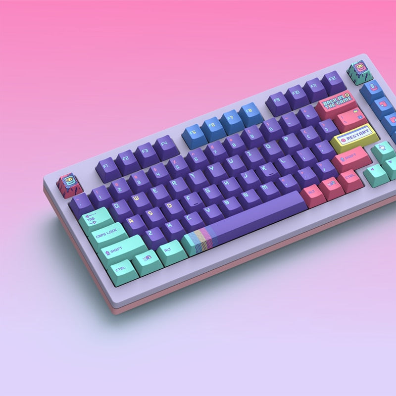 Back In The Game Keycaps PBT Cherry Profile