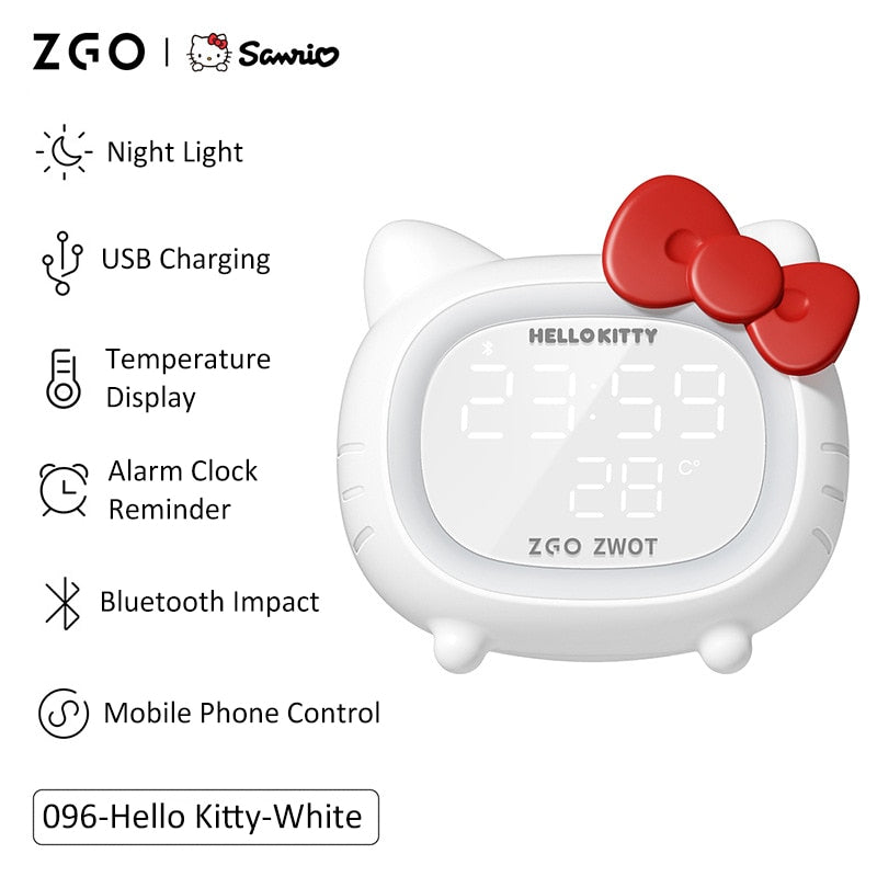 ساعة منبه ذكية ZGO ZWOT Hellokitty - مكبر صوت بلوتوث