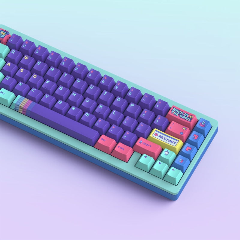 Back In The Game Keycaps PBT Cherry Profile
